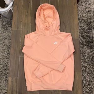 Women’s Nike fleece funnel-neck hoodie